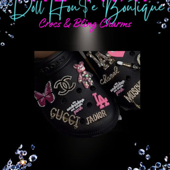 Crocs and Bling Charms - The Trap Doll Hou$e Boutique