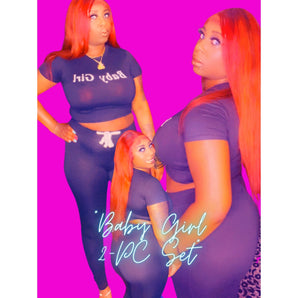 "Baby Girl" 2-PC Set - The Trap Doll Hou$e Boutique"Baby Girl" 2-PC Set