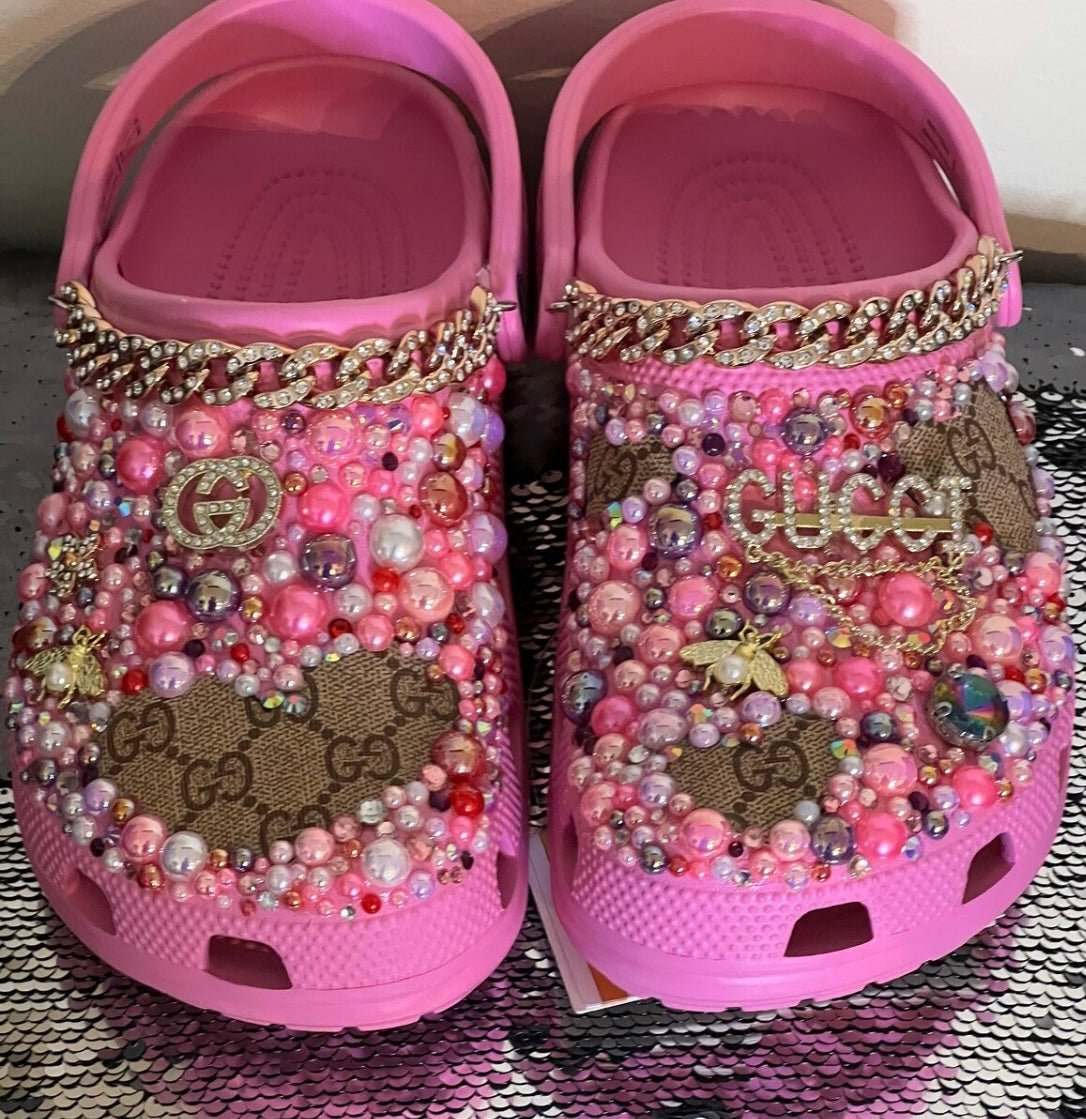 Create Your Adult Custom Crocs with Bling & Patches - The Trap Doll Hou$e BoutiqueCreate Your Adult Custom Crocs with Bling & Patches