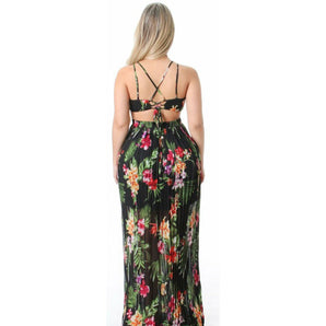"Floral Prints" Maxi Dress - The Trap Doll Hou$e Boutique "Floral Prints" Maxi Dress