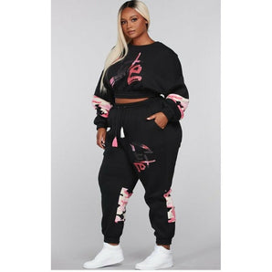 "Ride Out" Two-Piece Set (Plus Size) - The Trap Doll Hou$e Boutique "Ride Out" Two-Piece Set (Plus Size)